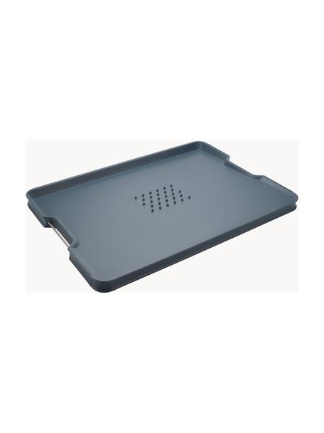 Tagliere Cut & Carve, Polipropilene, Grigio-blu, Larg. 33 x Lung. 47 cm