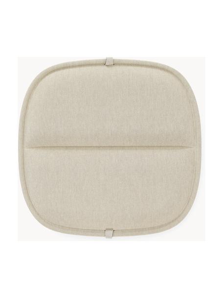 Cojín de asiento para exterior Hiray, Funda: fibra sintética con cara , Beige claro, An 36 x L 35 cm