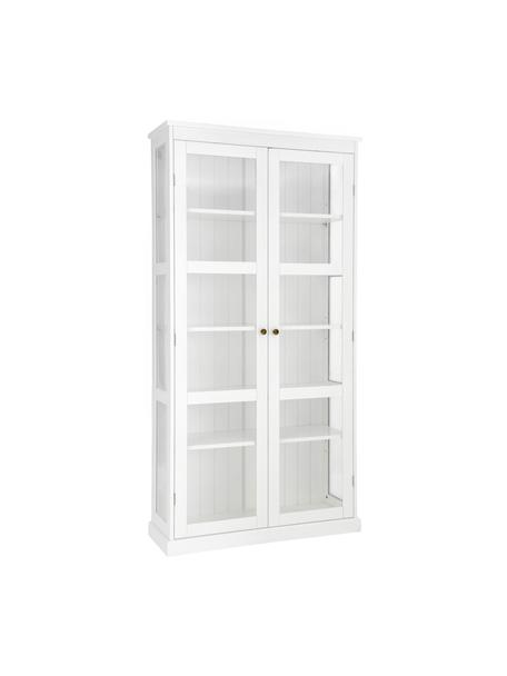 Vitrine Wilma, Blanc, larg. 98 x haut. 193 cm