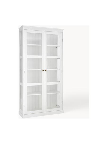 Vitrine Wilma, Blanc, larg. 98 x haut. 193 cm