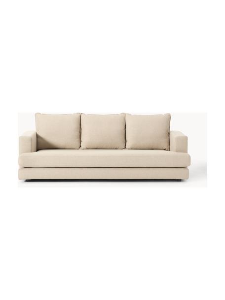 Sofa Tribeca (3-Sitzer), Bezug: 100 % Polyester Der hochw, Gestell: Massives Kiefernholz, Füße: Massives Buchenholz, lack, Webstoff Beige, B 228 x T 104 cm