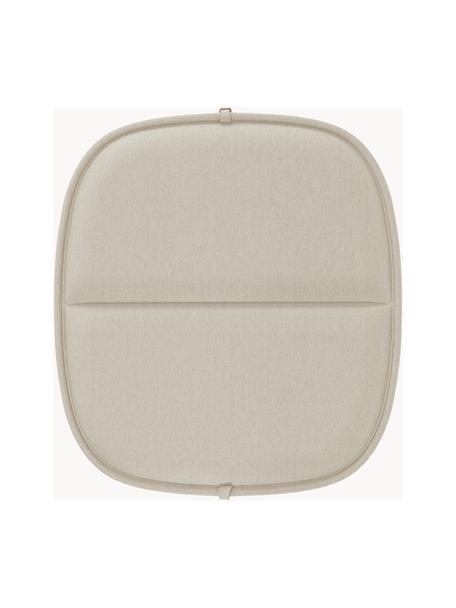 Cojín de asiento para exterior Hiray, Funda: fibra sintética con cara , Beige claro, An 43 x L 47 cm