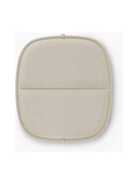 Cojín de asiento para exterior Hiray, Tapizado: 50% poliacrílico, 45% pol, Beige claro, An 43 x L 47 cm