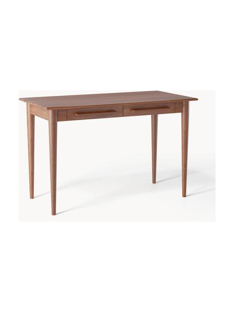 Pracovný stôl z masívneho mangového dreva Paul, Mangové drevo, Š 120 x H 60 cm