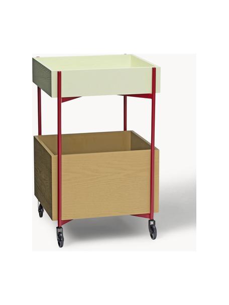 Carrello da portata Fresh, Pannello di fibra a media densità (MDF), legno di frassino

Questo prodotto è realizzato con legno di provenienza sostenibile e certificato FSC®, Rosso, marrone chiaro, verde salvia, Larg. 42 x Alt. 68 cm