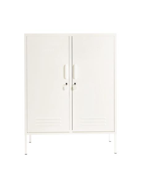 Szafka z metalu Midi, Metal malowany proszkowo, Biały, S 85 x W 111 cm