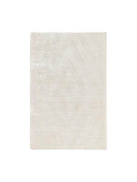 Ručně tkaný viskózový koberec Alice, 100 % viskóza, Slonová kost, Š 200 cm, D 300 cm (velikost L)