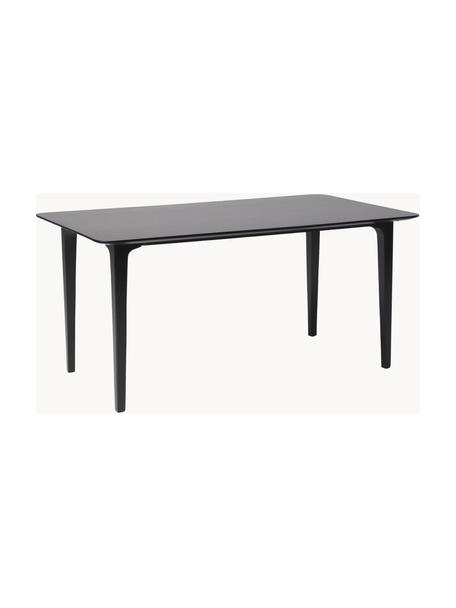 Table en bois de manguier massif Archie, tailles variées, Manguier massif, laqué, Bois de manguier, noir laqué, larg. 160 x prof. 90 cm