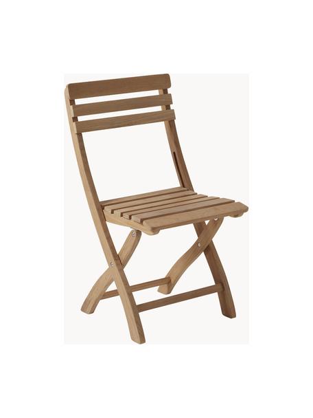 Skládací zahradní židle Clarish, Broušené teakové dřevo
Certifikace V-Legal, Teakové dřevo, Š 45 cm, V 45 cm