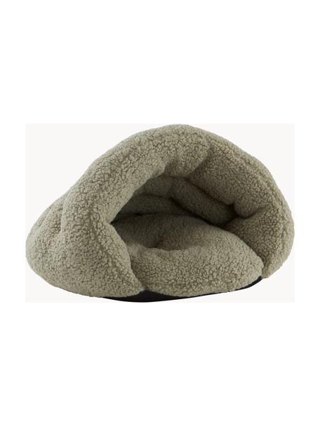 Pelíšek pro domácí mazlíčky Teddy, Olivově zelená, Š 48 cm, H 38 cm