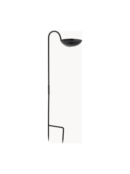 Vogelvoerbak Juliette van metaal, Gecoat metaal, Zwart, B 25 x H 89 cm