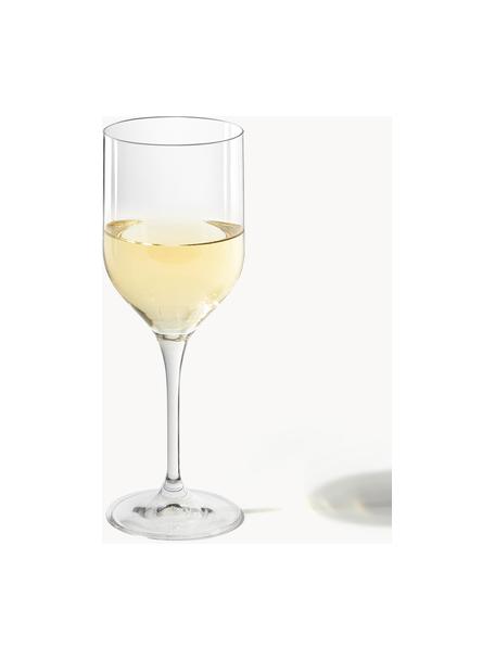 Weißweingläser Eleia, 4 Stück, Glas, Transparent, Ø 8 x H 22 cm, 555 ml