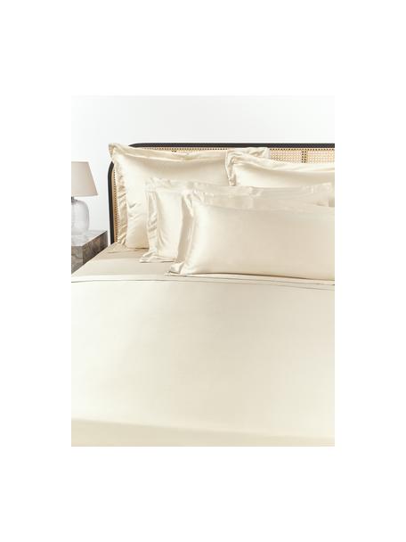 Laken Marianna van moerbeizijde, Weeftechniek: zijde Draaddichtheid 320 , Gebroken wit, B 180 x L 280 cm