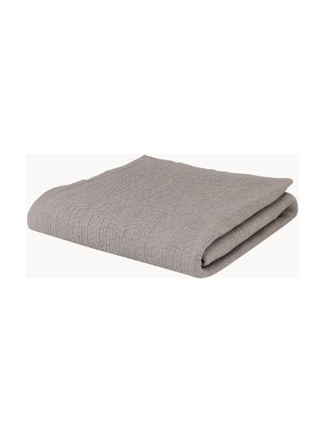 Copriletto in cotone grigio Stripes, Rivestimento: 100% cotone, Grigio, Larg. 230 x Lung. 250 cm (per letti da 180 x 200 cm)