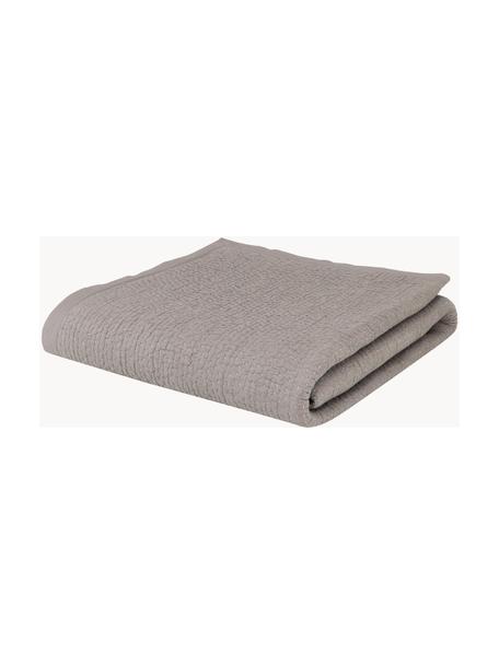 Tagesdecke Stripes aus Baumwolle, Bezug: 100% Baumwolle, Taupe, B 230 x L 250 cm (für Betten bis 180 x 200 cm)