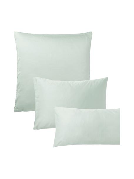 Baumwollsatin-Kissenbezug Comfort, Webart: Satin Fadendichte 250 TC,, Salbeigrün, B 40 x L 80 cm