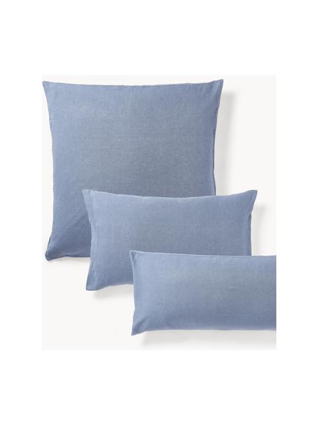 Gewaschener Leinen-Kopfkissenbezug Airy, 100 % Leinen
Fadendichte 110 TC, Standard Qualität

Leinen ist eine Naturfaser, welche sich durch Atmungsaktivität, Strapazierfähigkeit und Weichheit auszeichnet. Leinen ist ein kühlendes und absorbierendes Material, das Feuchtigkeit schnell aufnimmt und abgibt, wodurch es ideal für warme Temperaturen geeignet ist.

Das in diesem Produkt verwendete Material ist schadstoffgeprüft und zertifiziert nach STANDARD 100 by OEKO-TEX®, 15.HIN.65948, HOHENSTEIN HTTI., Blau, B 65 x L 65 cm
