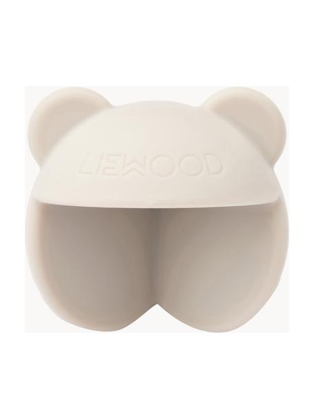 Protection d'angle en forme d'ours Abraham, 4 pièces, Silicone, Blanc cassé, larg. 4 x haut. 4 cm