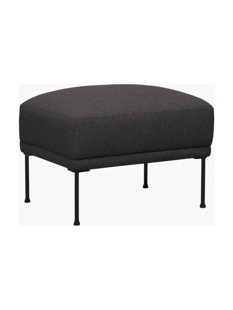 Sofa-Hocker Fluente, Bezug: 100% Polyester Der hochwe, Gestell: Massives Kiefernholz, FSC, Webstoff Anthrazit, B 62 x T 50 cm
