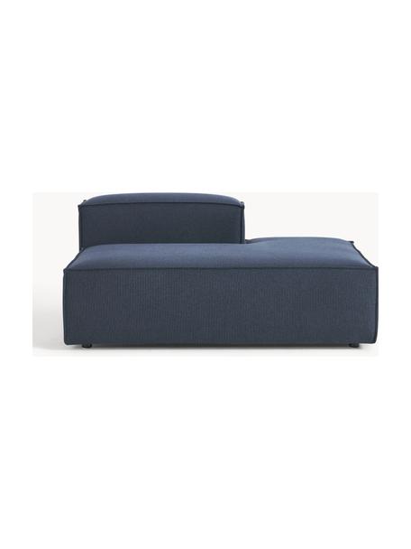 Modul šezlong Lennon, Tmavomodrá, Š 150 x H 123 cm, s operadlom napravo