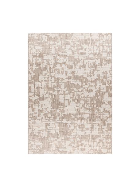 Tapis d'intérieur/d'extérieur avec motif graphique Tallinn, 100 % polypropylène, Tons beiges, larg. 120 x long. 170 cm (taille S)