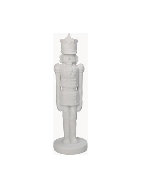 Casse-Noisette Nutcracker, Polyrésine, Blanc, Ø 7 x haut. 24 cm