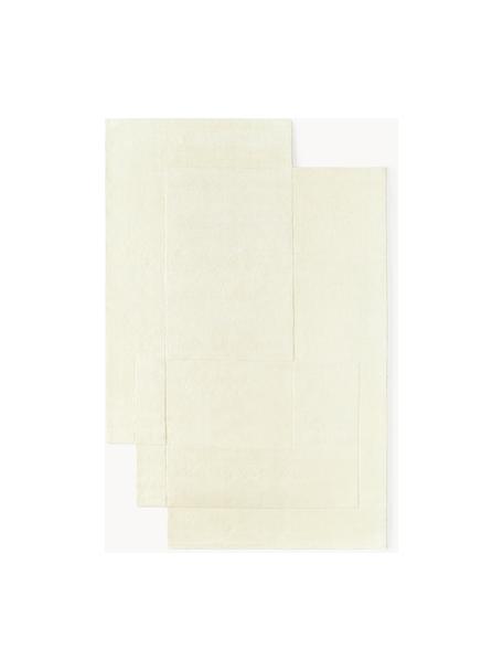Ručně tkaný vlněný koberec s nízkým vlasem Gwyneth, 100 % vlna, certifikace RWS

V prvních týdnech používání vlněných koberců se může objevit charakteristický jev uvolňování vláken, který po několika týdnech používání zmizí., Tlumeně bílá, Š 200 cm, D 300 cm (velikost L)