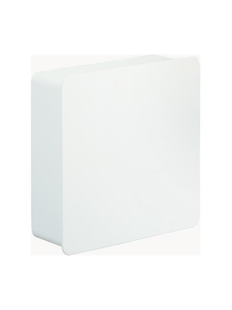 Magnetyczne pudełko na klucze Rin, Stal malowana proszkowo, Biały, S 16 x W 16 cm