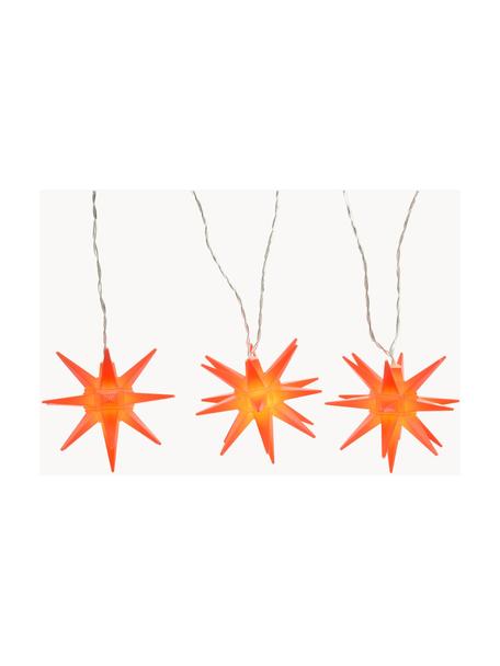 Guirnalda de luces LED Zing, funciona a pilas, Plástico, Rojo, L 210 cm