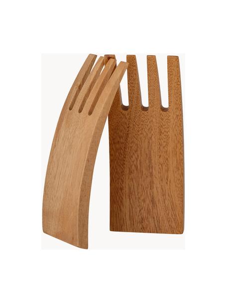 Salatbesteck Zaza aus Mahagoniholz, Mahagoniholz, Mahagoniholz, L 15 cm