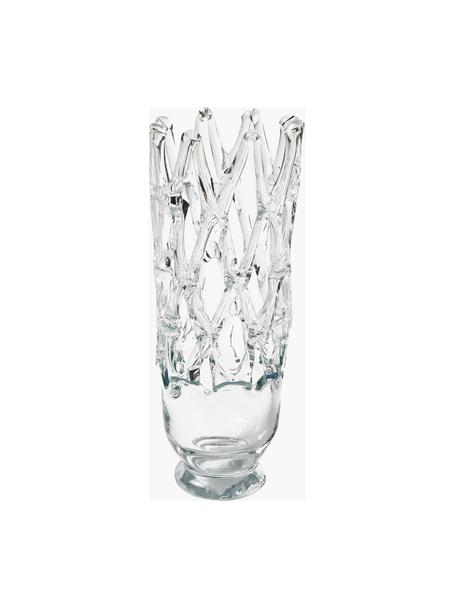 Skleněná váza Timantti, V 41 cm, Sklo, Transparentní, Ø 15 cm, V 41 cm