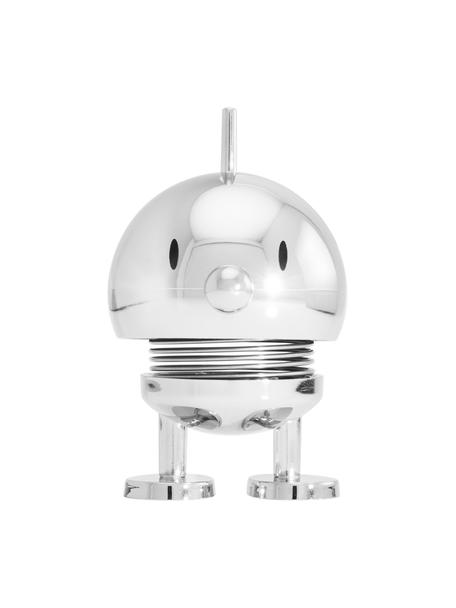 Oggetto decorativo Bumble, diverse misure, Materiale sintetico, metallo, Argentato, Ø 5 x Alt. 8 cm