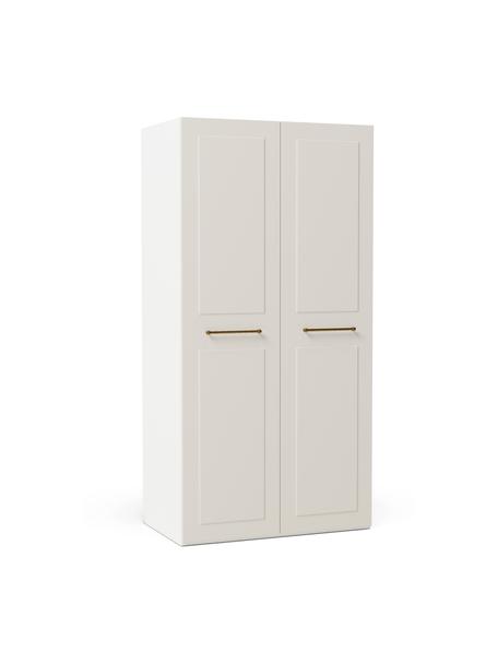 Szafa modułowa Charlotte, 2-drzwiowa, różne warianty, Korpus: płyta wiórowa z certyfika, Drewno naturalne, beżowy lakierowany, W 200 cm, Basic