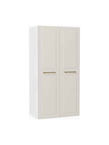 Szafa modułowa Charlotte, 2-drzwiowa, różne warianty, Korpus: płyta wiórowa z certyfika, Beżowy, S 100 x W 200 cm, Basic