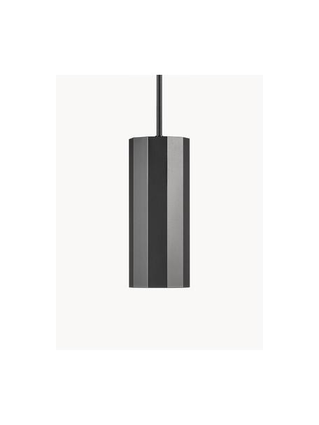 Kleine Pendelleuchte Alanis, Lampenschirm: Metall, beschichtet, Schwarz, Ø 6 x H 15 cm