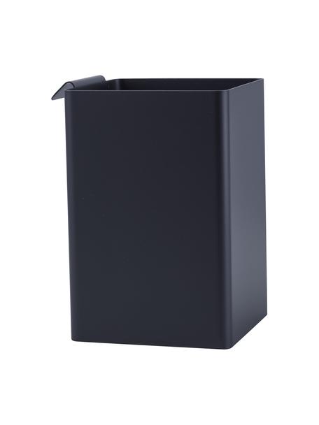 Stahl-Küchenaufbewahrungsbox Flex, Stahl, beschichtet, Schwarz, B 11 x H 16 cm