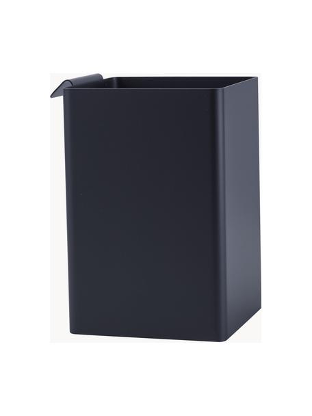 Boîte de rangement de cuisine en acier Flex, Acier, enduit, Noir, larg. 11 x haut. 16 cm