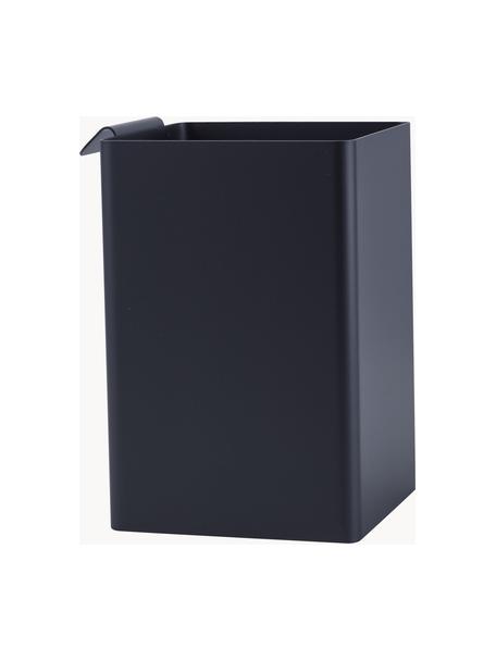 Caja de cocina de acero Flex, Acero recubierto, Negro, An 11 x Al 16 cm