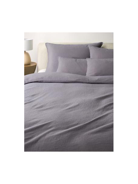 Musselin-Bettdeckenbezug Odile in Beige, Weeftechniek: mousseline Draaddichtheid, Beige, B 200 x L 200 cm
