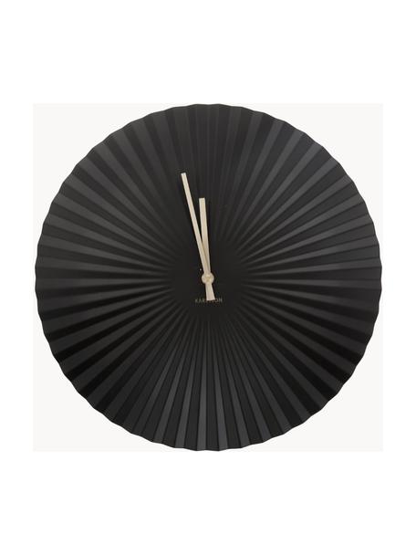 Nástěnné hodiny Sensu, Černá, Ø 40 cm