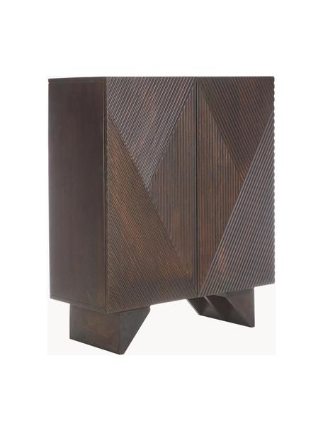 Komoda z masívneho mangového dreva Louis, Mangové drevo, Š 100 x V 120 cm