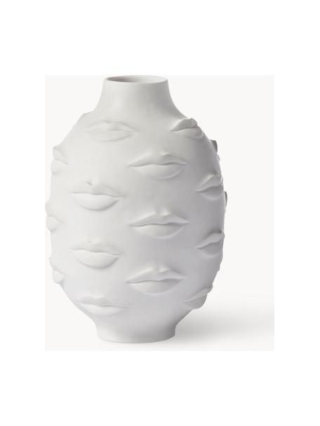 Designová porcelánová váza Gala, Porcelán, Bílá, Ø 16 cm, V 24 cm