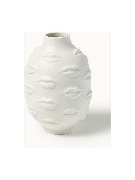 Dizajnová váza z porcelánu Gala, Porcelán, Biela, Ø 15 x V 25 cm