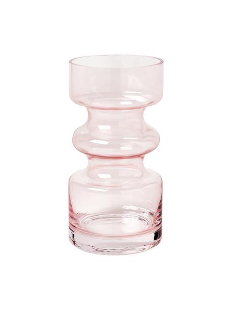 Jarrón soplado artesanalmente Clea, Vidrio, Rosa, Ø 10 x Al 18 cm