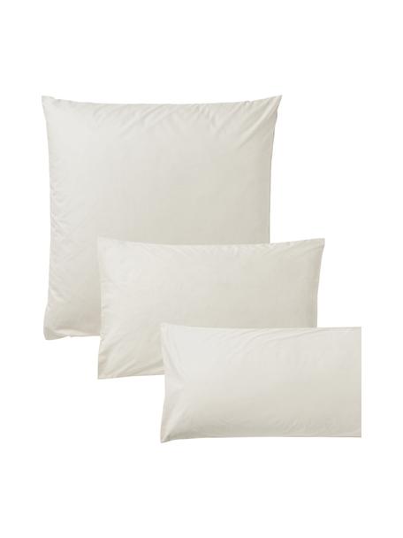 Taie d'oreiller en percale de coton Elsie, Gris clair, larg. 50 x long. 70 cm
