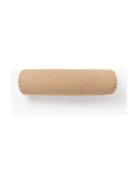 Bouclé-Sofa-Nackenrolle Sofia, Hülle: Bouclé (100 % Polyester), Bouclé Beige, Ø 17 x L 68 cm