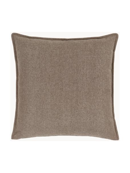 Cojín sofá Lennon, Tapizado: 100% poliéster, Tejido gris pardo, An 60 x L 60 cm