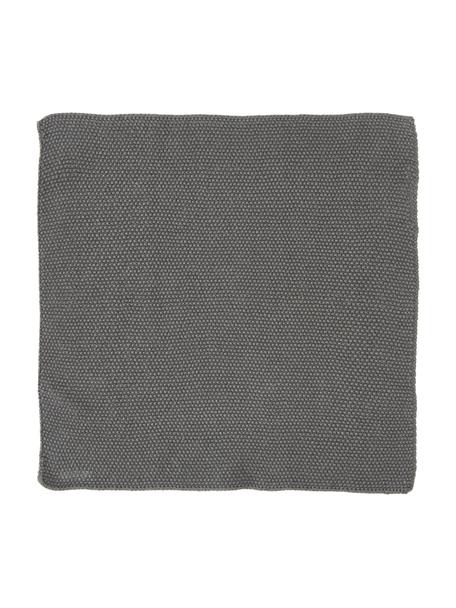 Katoenen vaatdoeken Soft in grijs, 3 stuks, 100% katoen, Grijs, B 10 x L 16 cm
