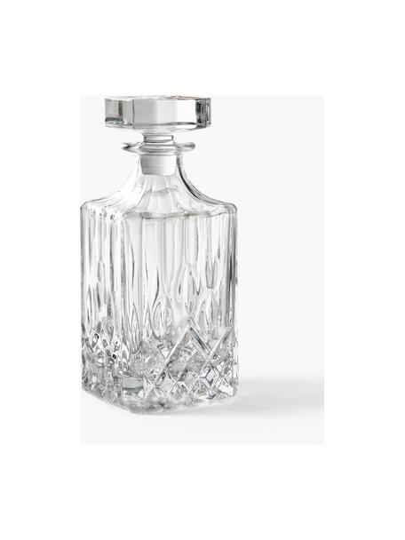 Decantador de cristal con relieve George, 700 ml, Transparente, 700 ml