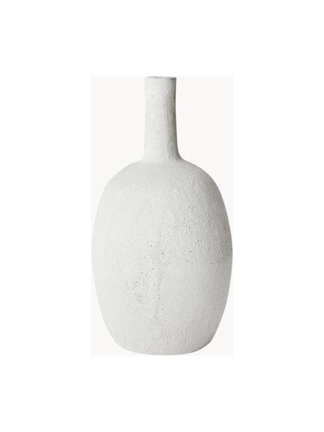 Vaso decorativo di design Mynta, Ceramica, Bianco, Ø 16 x Alt. 31 cm